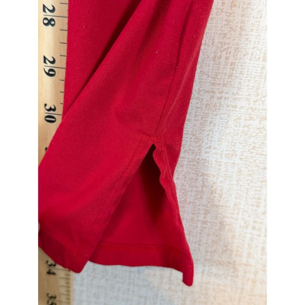 Secret‎ Treasures Red Reindeer Games Christmas Nightgown Sleep Shirt Womens S/M